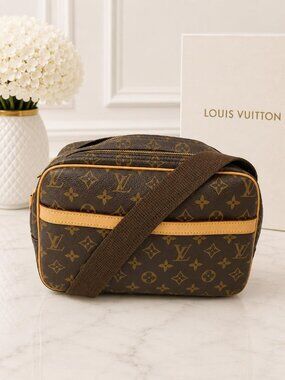 Authentic Louis Vuitton Reporter PM Monogram Crossbody Messenger Bag